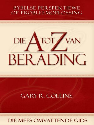cover image of Die A tot Z van Berading